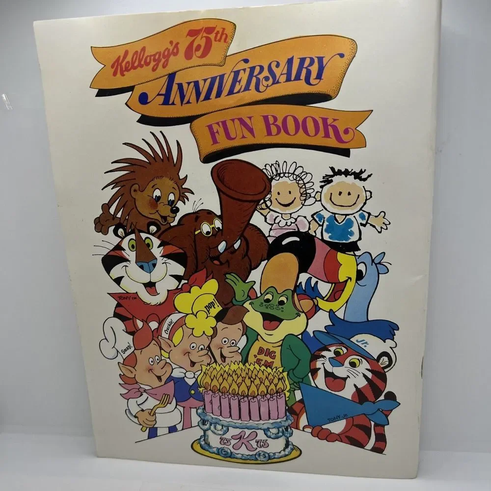 Vintage Kellogg's 75th Anniversary Fun‎ Book